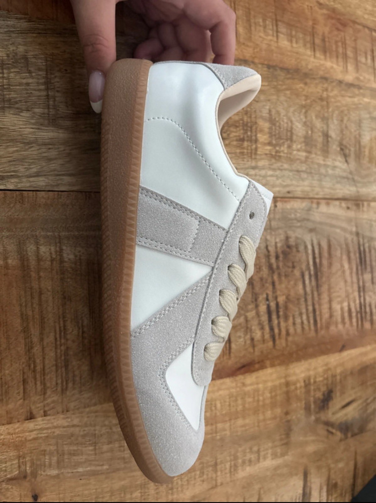 Maison Margiela Replica Sneakers White Beige Gum Sole EU 39 New Authentic 6 Maison Margiela Replica Sneakers White Beige Gum Sole EU 39 New Authentic