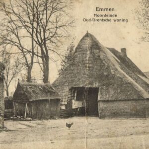 Netherlands, EMMEN, Noordeinde Oud-Drentsche Woning (1910s) Postcard