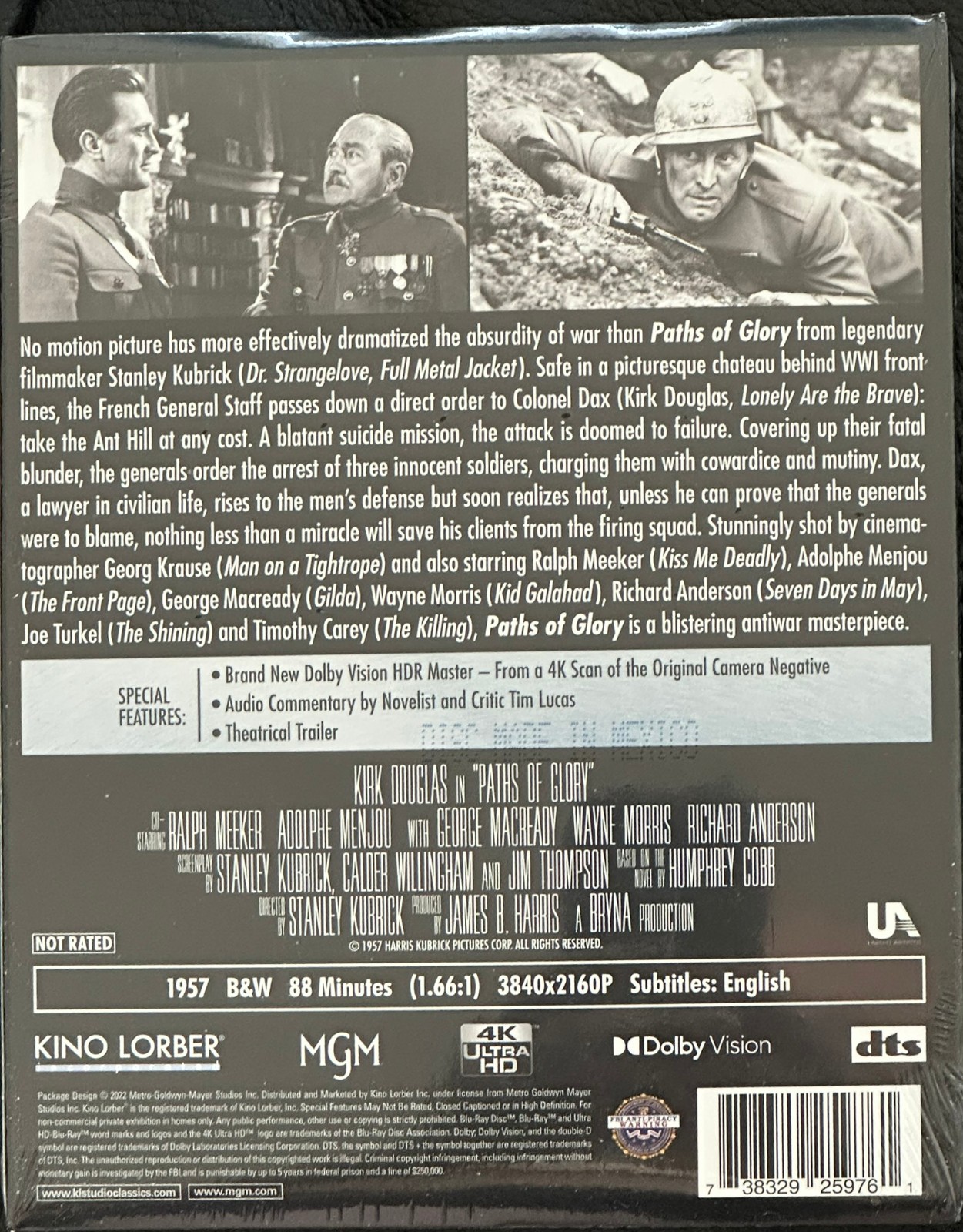 Paths of Glory 4K UHD Regio All Kino Lorber 2 Paths of Glory 4K UHD Regio All Kino Lorber