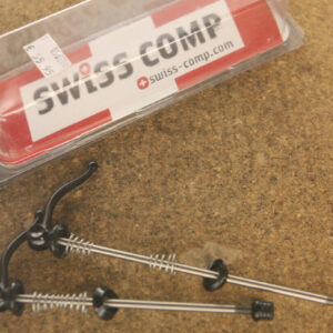 Retro oldschool NEW NOS Swiss Comp titanium Mountainbike hubs quick release set