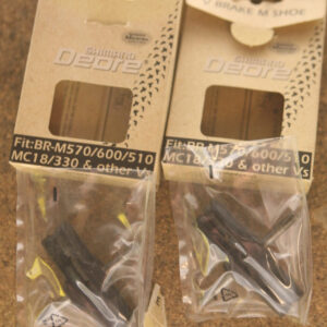 Retro Oldschool NOS NEW set (4) Shimano Deore V-brake pads mountainbike BR-M570