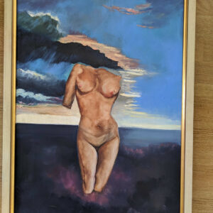 Schilderij olieverf op doek naakte vrouw Moderne kunst