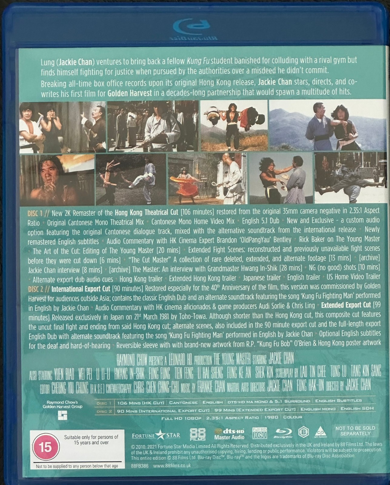 The Young Master Blu Ray Regio B 88 Films 5 The Young Master Blu Ray Regio B 88 Films